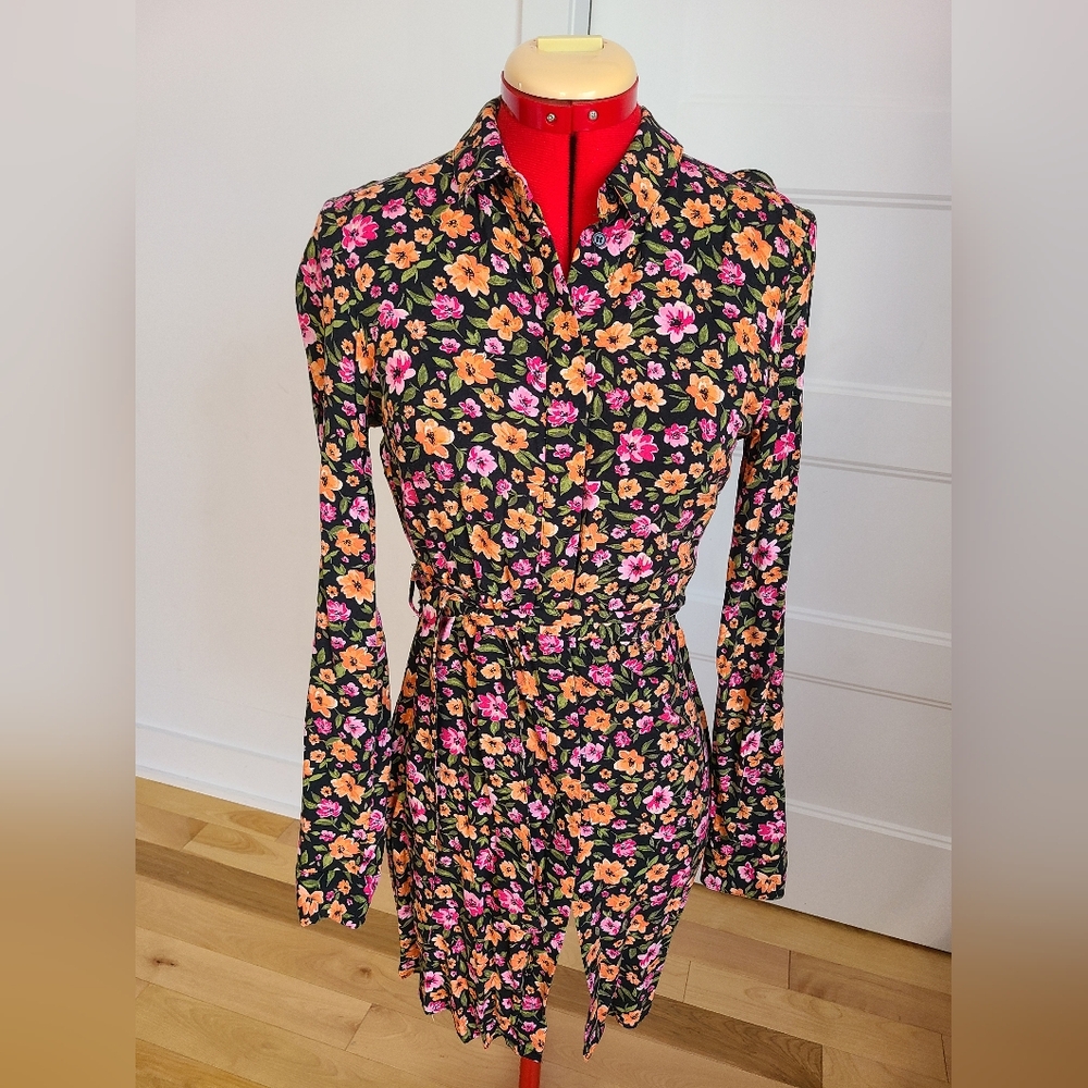 H&M flower print dress